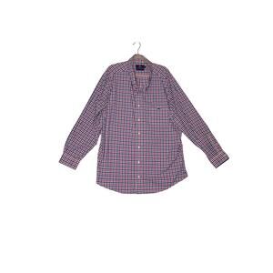 Vineyard Vines size 2XB shirt plaid button-down red/blue business golf